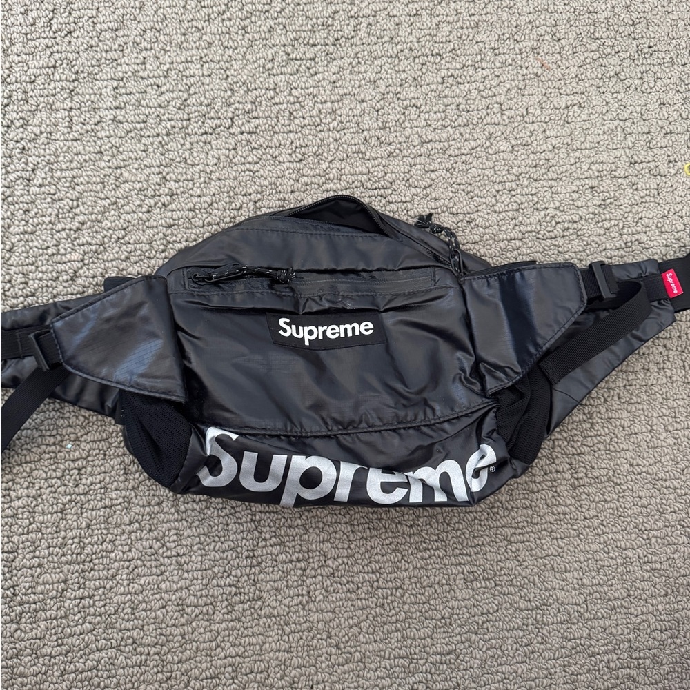 Supreme Black Waist Bag FW17